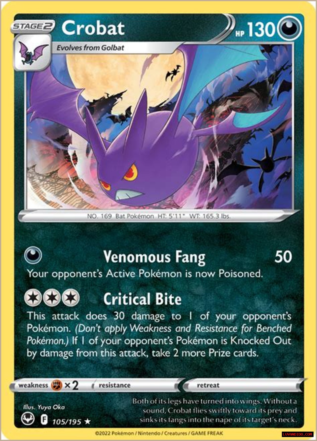 Crobat (Pokémon)/Generation VII learnset - Bulbapedia, the community-driven Pokémon encyclopedia