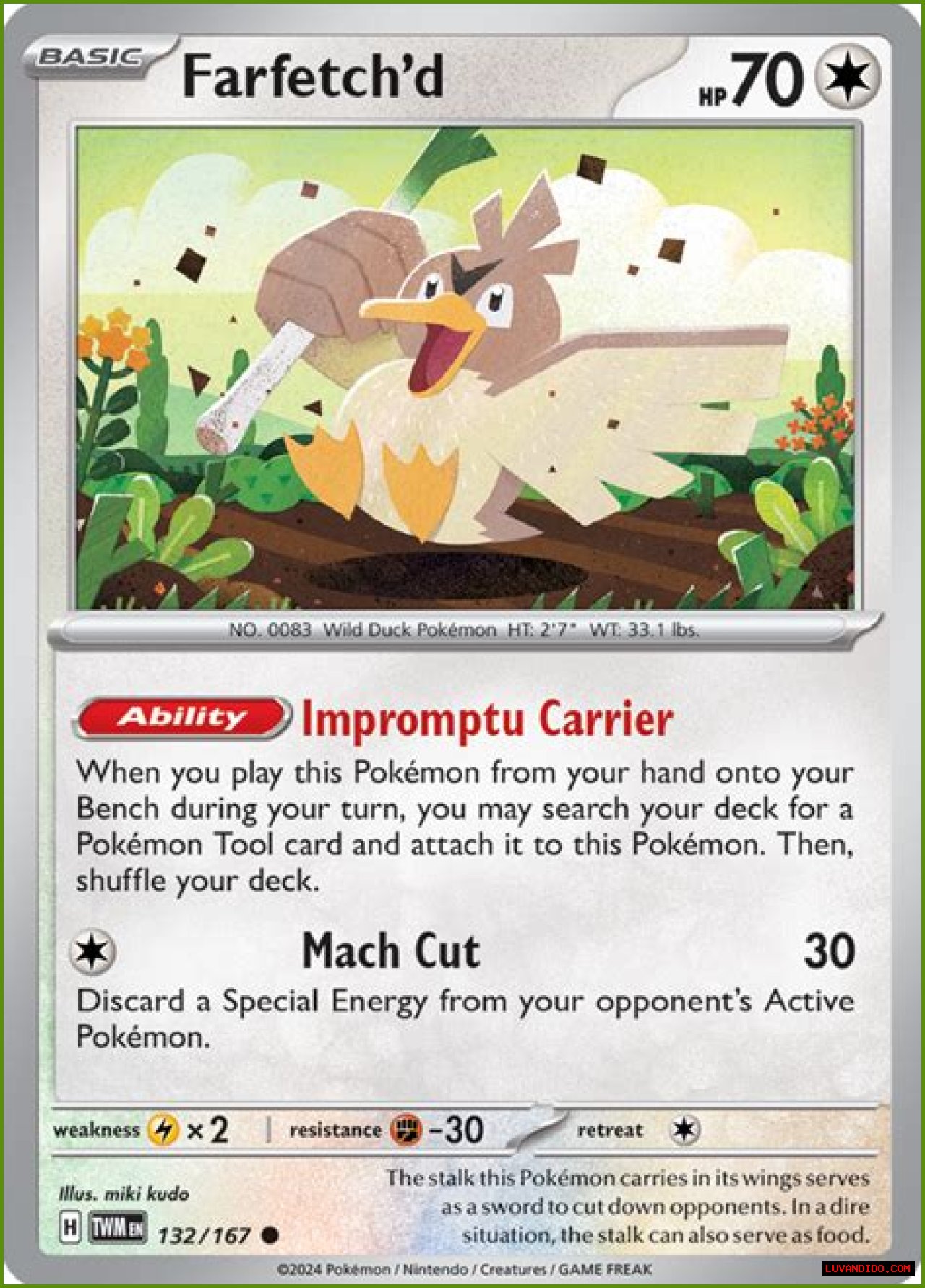 Farfetch'd (Pokémon) - Bulbapedia, the community-driven Pokémon encyclopedia