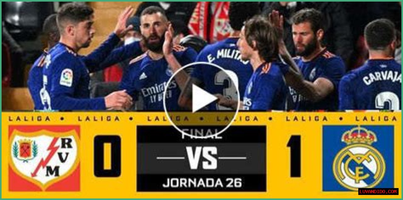 FT: Vallecano 0-1 Real Madrid, Karim Benzema STRIKES! (VIDEO HIGHLIGHTS)
