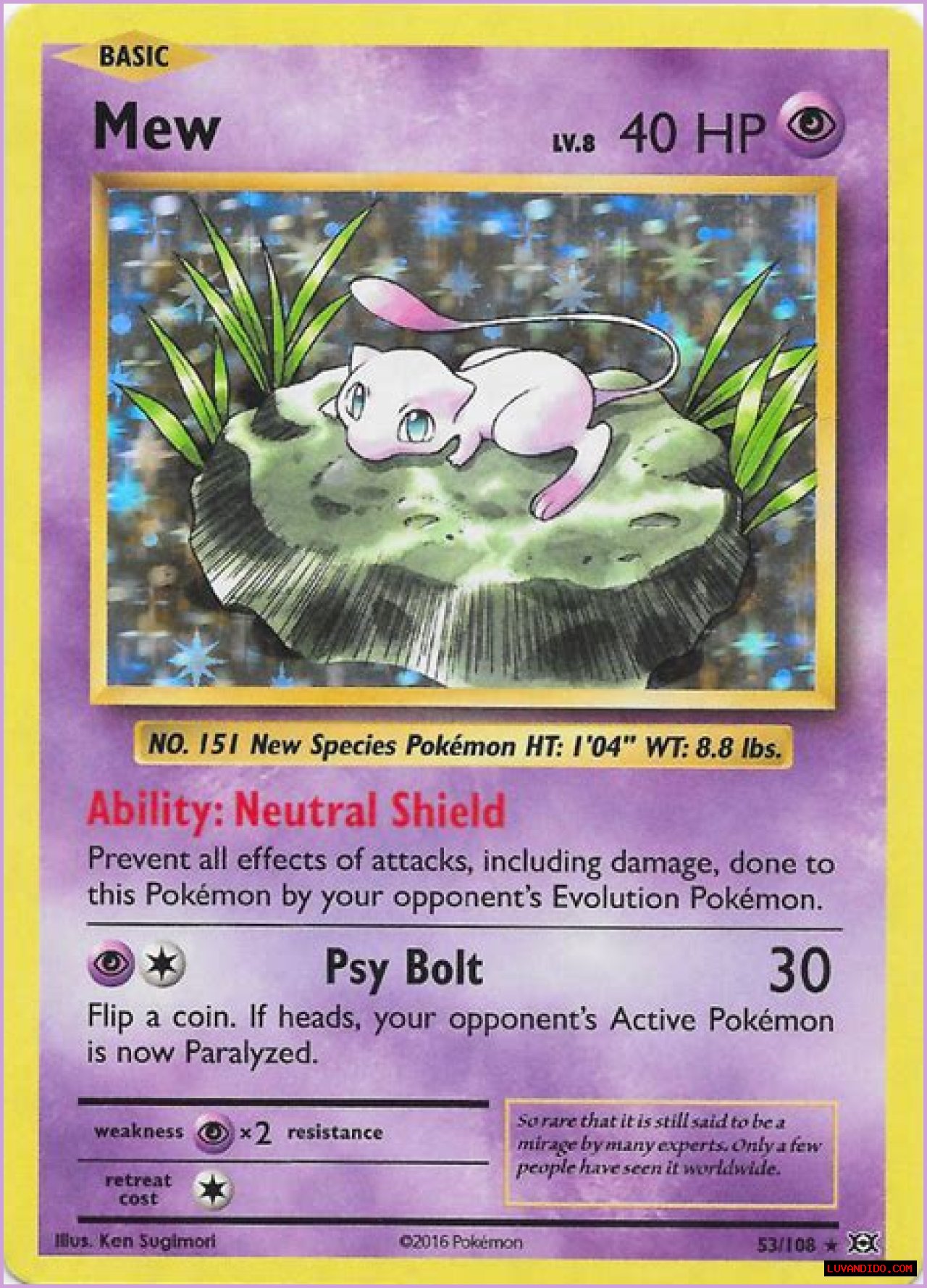 Mew (Pokémon) - Bulbapedia, the community-driven Pokémon encyclopedia