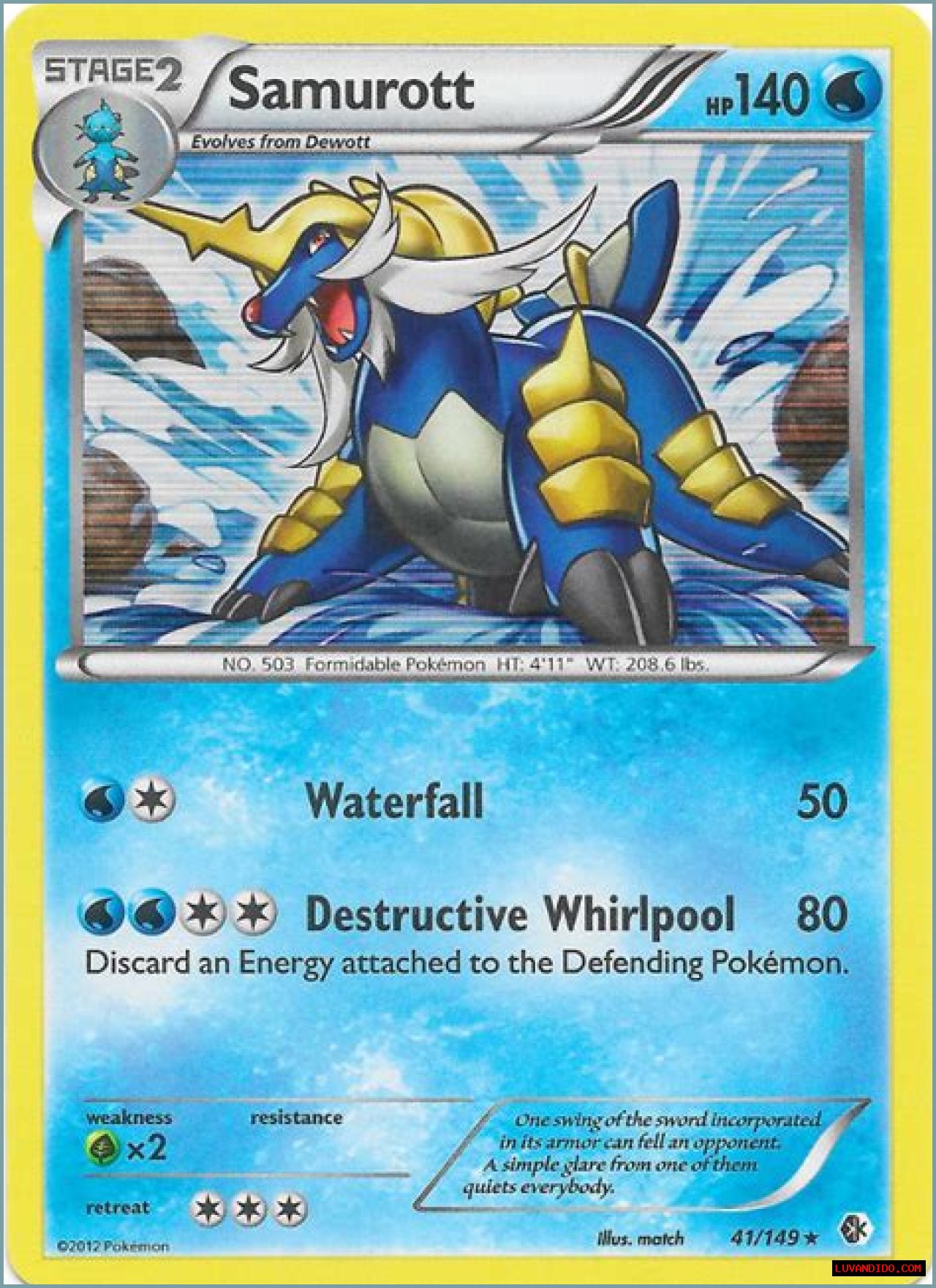 Samurott (Pokémon) - Bulbapedia, the community-driven Pokémon encyclopedia