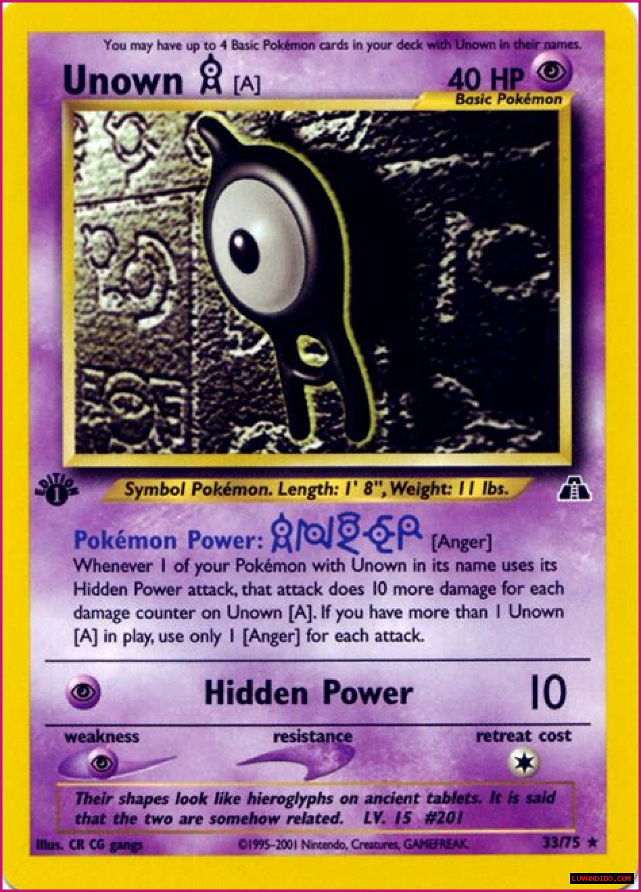 Unown (Pokémon) - Bulbapedia, the community-driven Pokémon encyclopedia